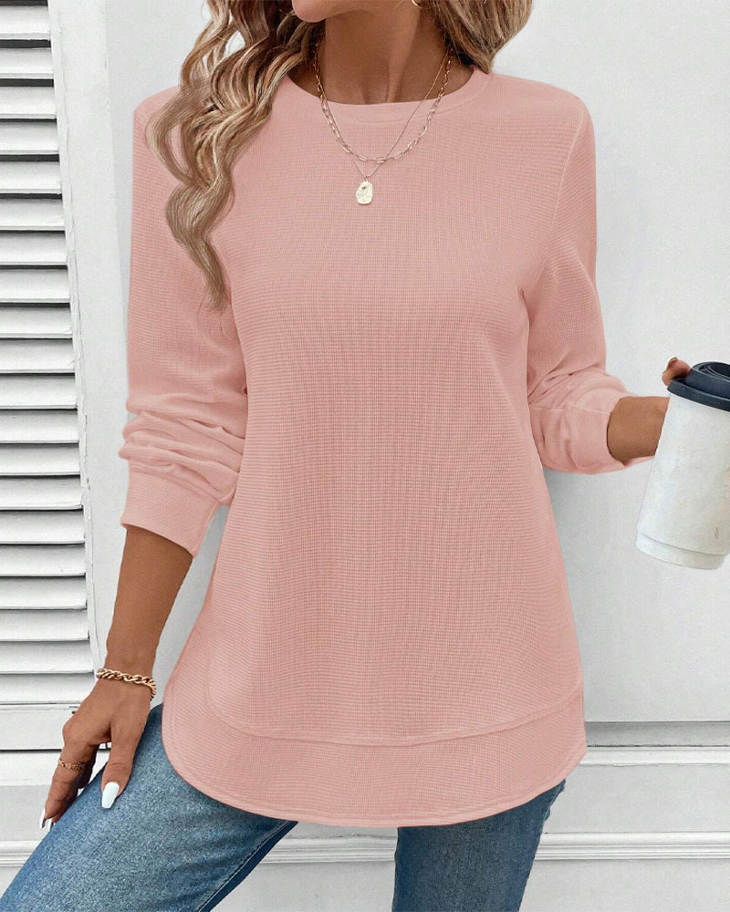 Maison™ | Round Neck Long-Sleeve Top
