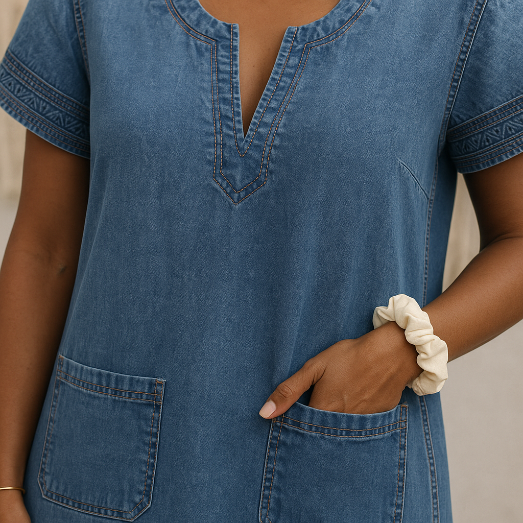 Toronto Couture™ | Denim Pocket Dress