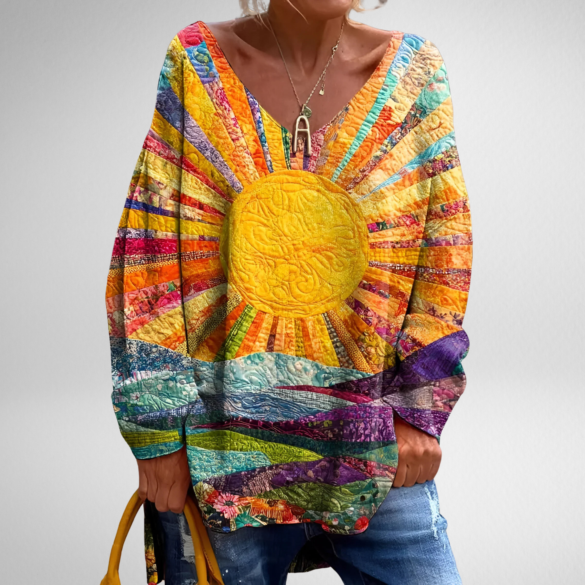 Maison™ | Elegant Colorful Blouse