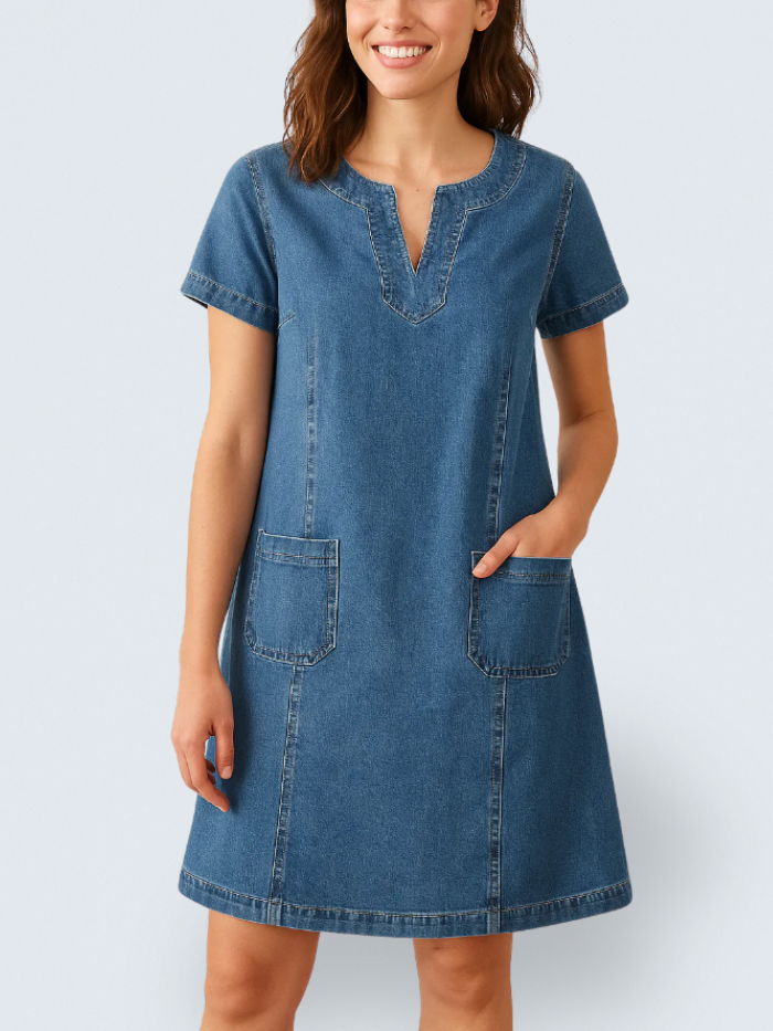 Toronto Couture™ | Denim Pocket Dress