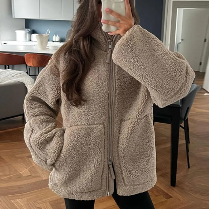 Hailey | Soft Teddy Coat