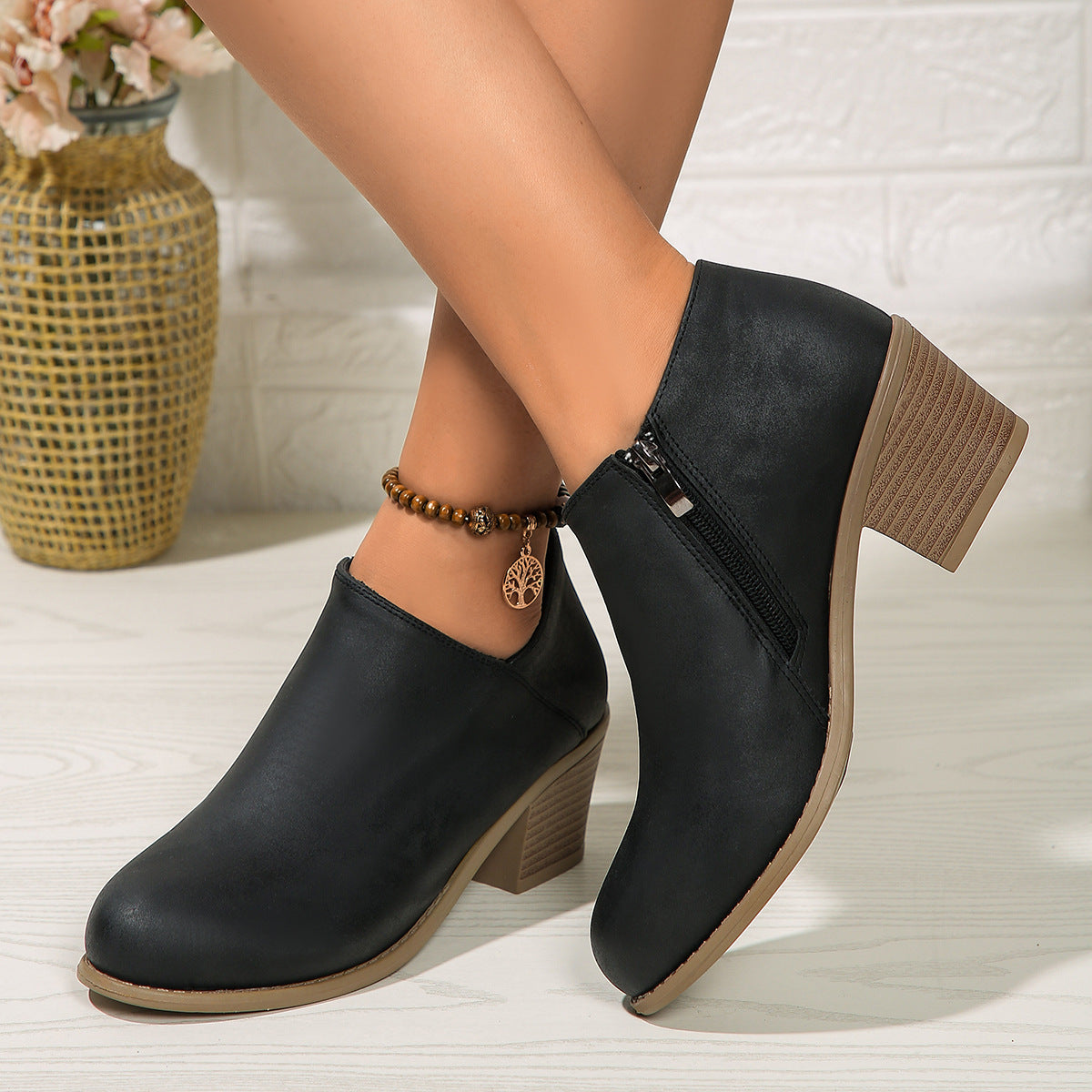 Aveline | Suede Ankle Boots