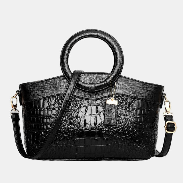 JAYE | STYLISH CROCODILE PATTERN HANDBAG