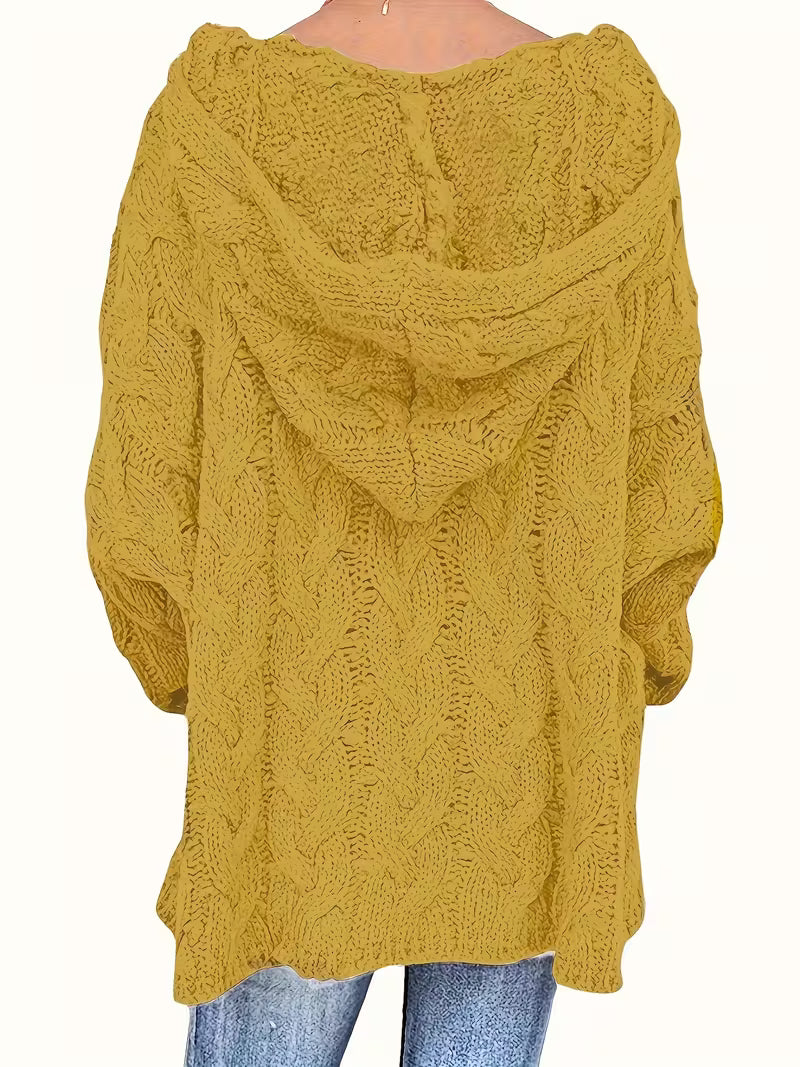 Miette - Casual Long Sleeve Knitted Sweater