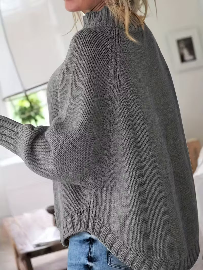Pamella - Cable Knit Oversized Sweater