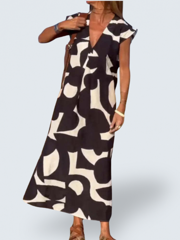 Maison™ | Flowing V-neck Dress