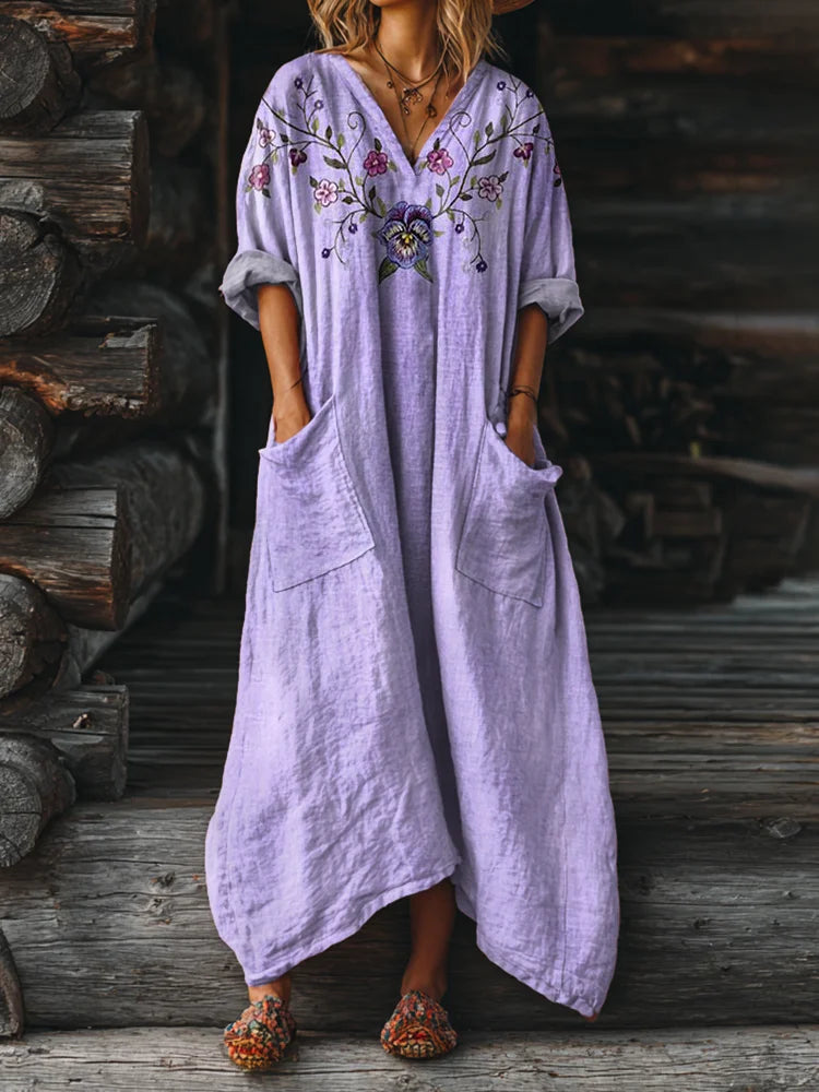 Maison™ | Vintage Boho Dress with Pockets