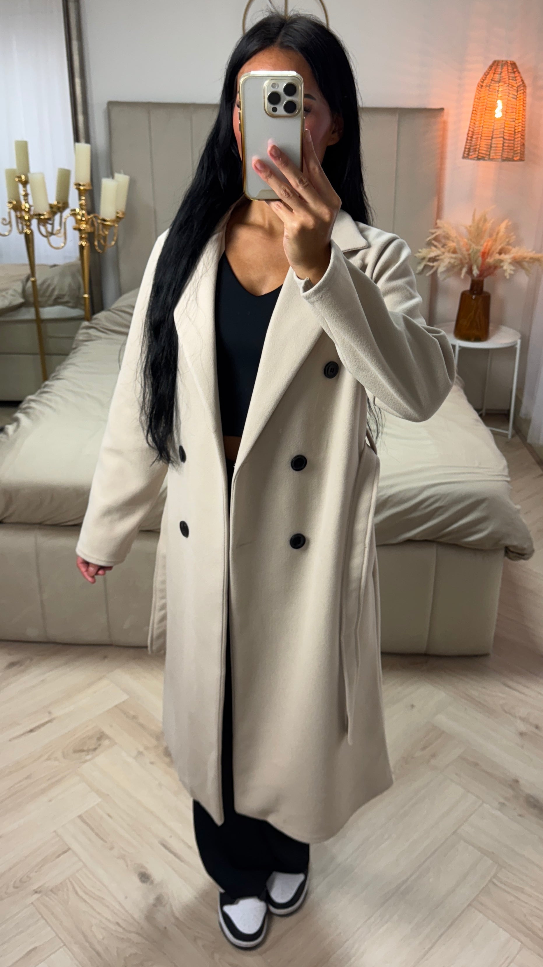 Maison™ | Long Coat with Belt and Pockets