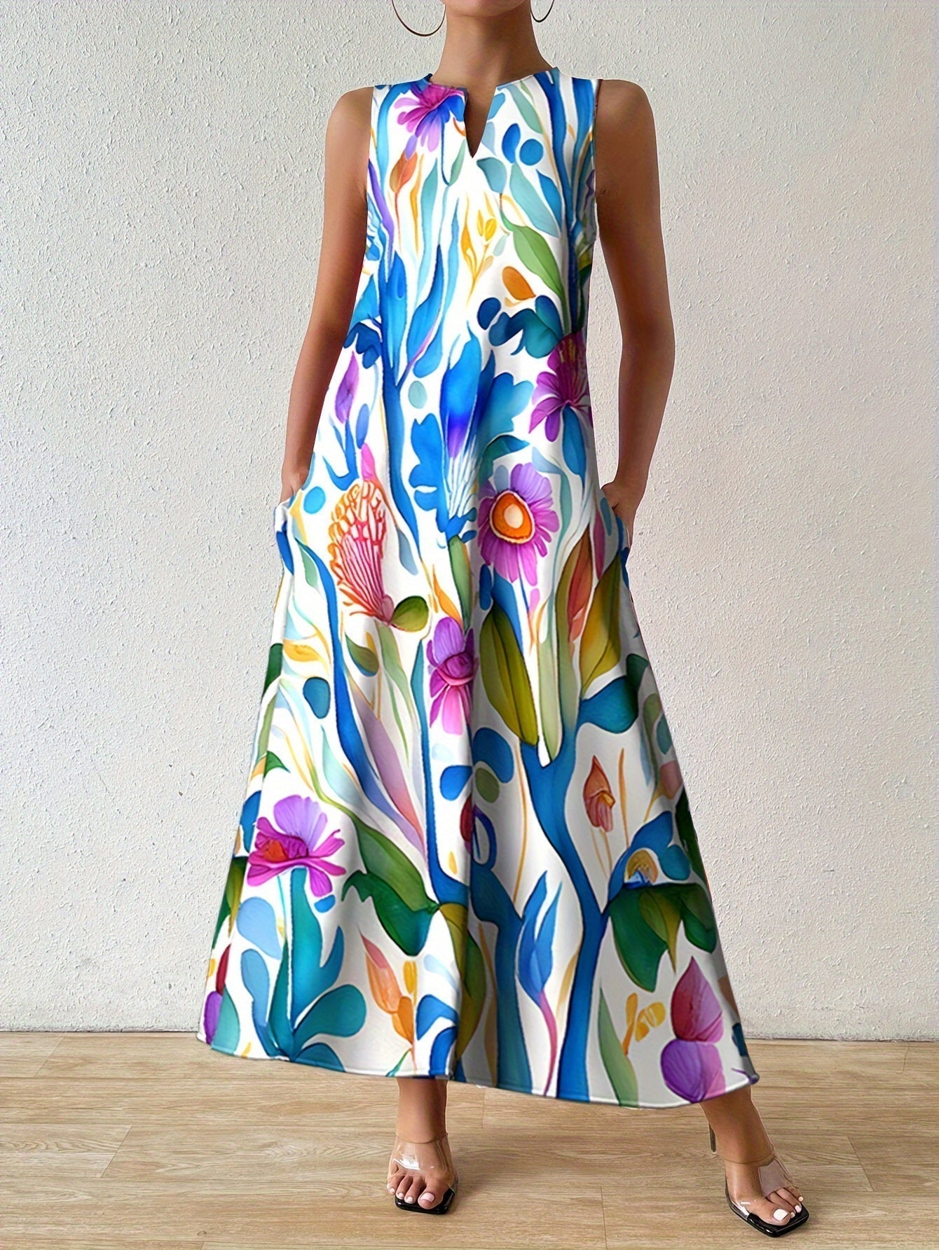Maison™ | Blooming Print Maxi Dress
