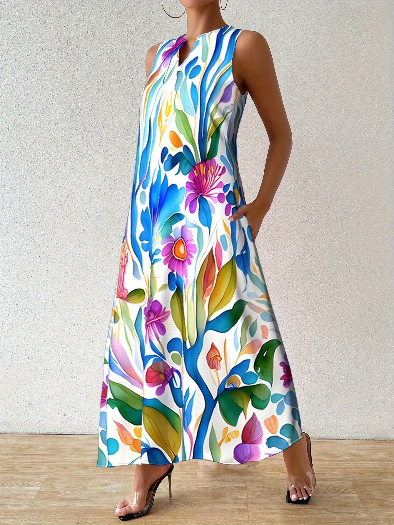 Maison™ | Blooming Print Maxi Dress