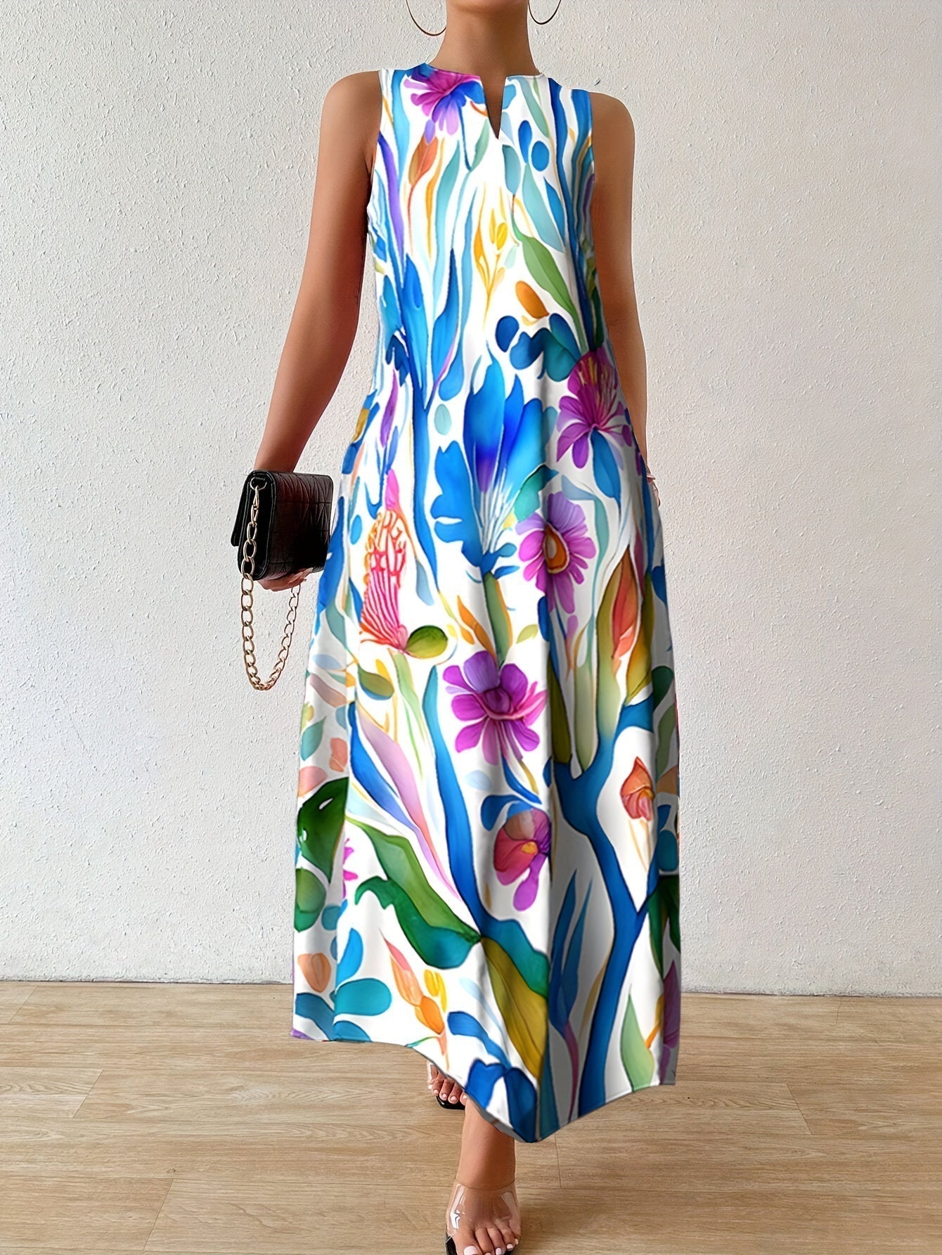 Maison™ | Blooming Print Maxi Dress