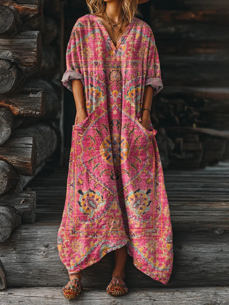 Maison™ | Vintage Boho Dress with Pockets